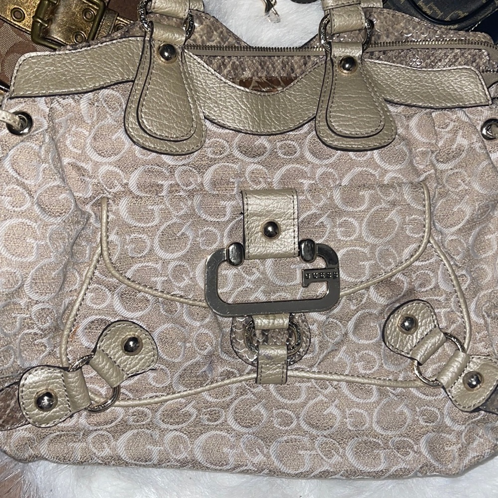Guess snakeskins purse